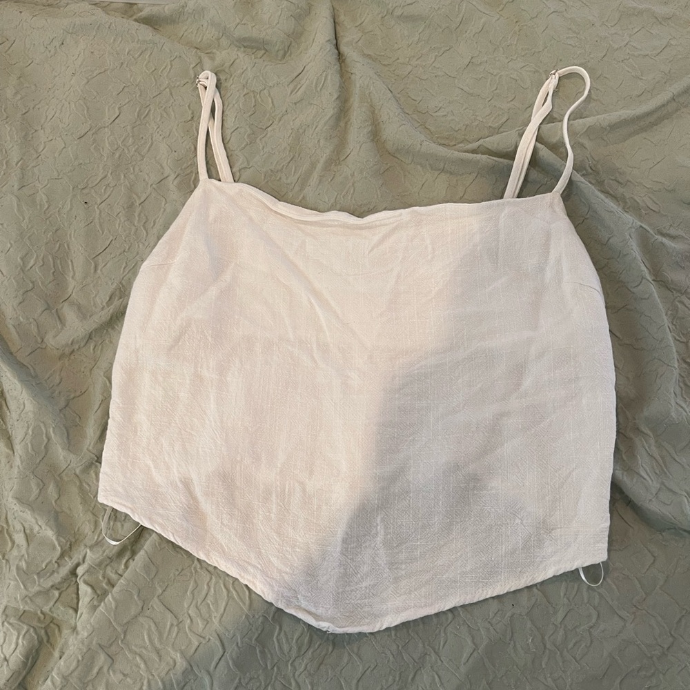 White tank top